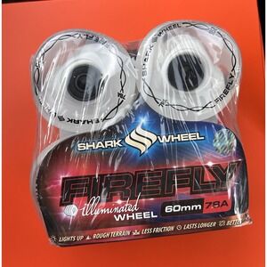 Shark Wheel Firefly 60mm / 78A Light Up Wheels - for Skateboard